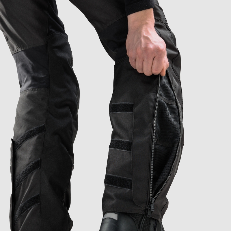 Rebelhorn Hiker IV verlängerte Motorradhose schwarz
