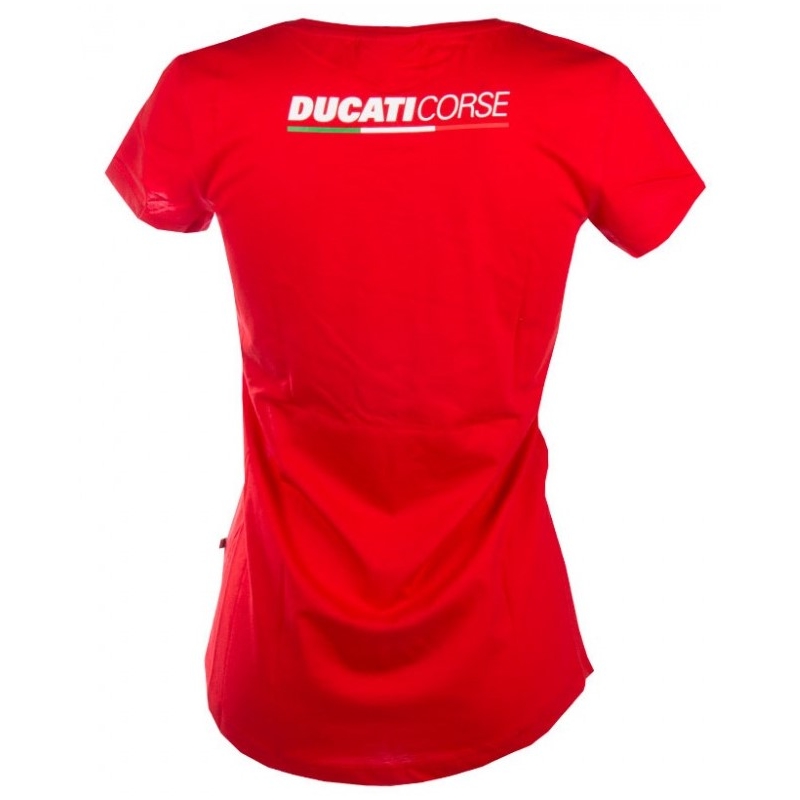 Ducati T-Shirt für Frauen - Kontrasteinsätze