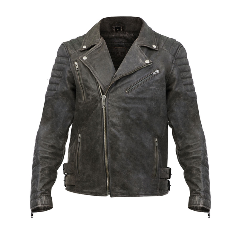 BROGER Ohio Vintage Braun Motorradjacke Ausverkauf