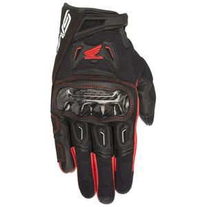 Motorradhandschuhe Alpinestars SMX-2 Air Carbon Honda Collection schwarz-rot