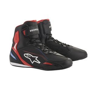 Motorradstiefel Alpinestars Faster-3 Honda-Kollektion schwarz-rot-blau