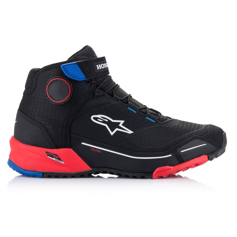 Motorradstiefel Alpinestars CR-X Drystar Honda Collection schwarz-rot-blau