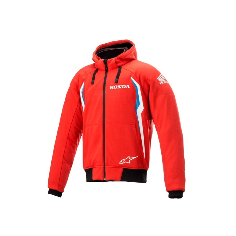 Motorradjacke Alpinestars Chrome Sport Honda Collection rot-blau-schwarz