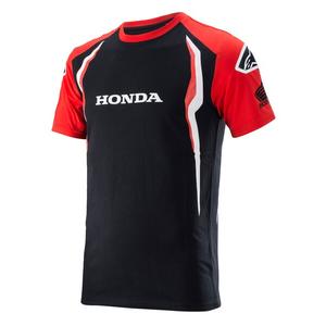 Alpinestars Honda Rot-Schwarz 2024 T-Shirt