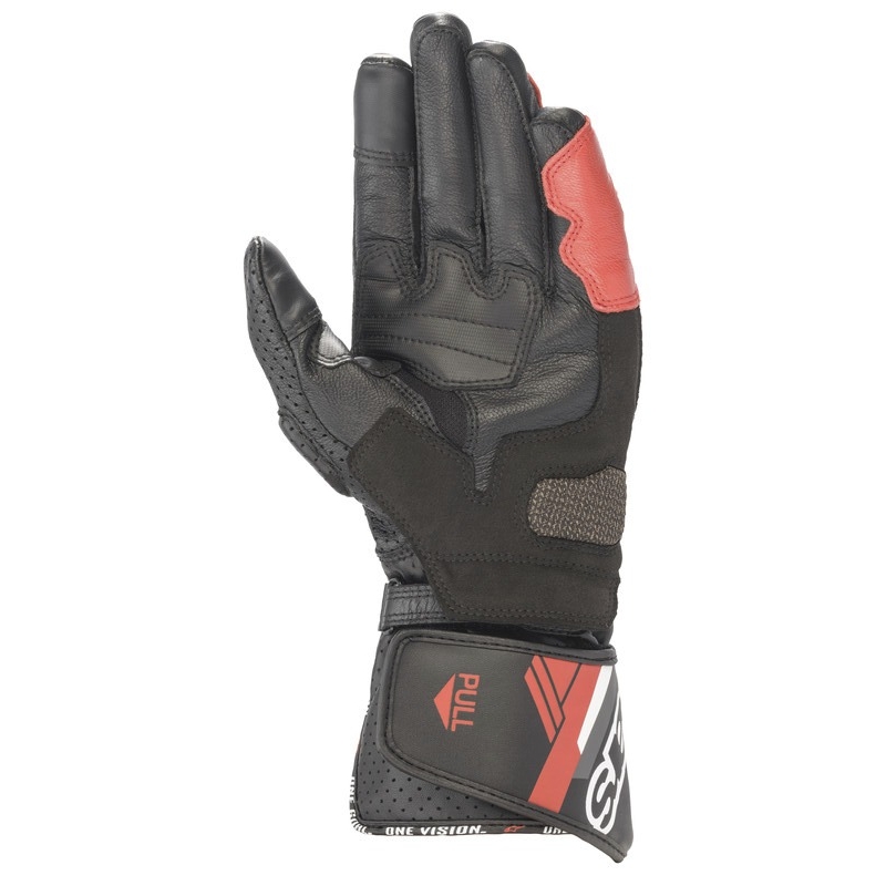 Alpinestars SP-8 Motorradhandschuhe schwarz-weiß-rot