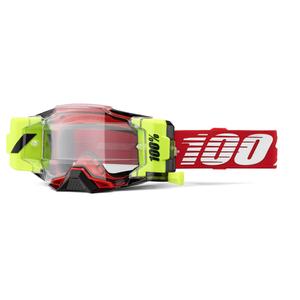 Motocross-Brille 100 % – USA Armega Forecast Rot (Klarglas)