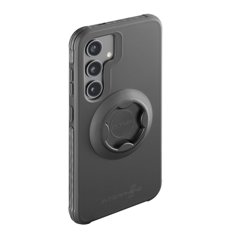 Schutzhülle Interphone QUIKLOX Tetraforce für Samsung Galaxy S24 schwarz