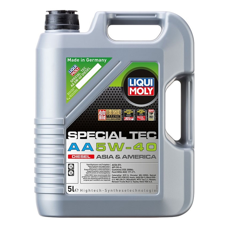 Synthetisches Motorenöl LIQUI MOLY Special Tec AA 5W-40 Diesel (Asien, Amerika) 5 l Ausverkauf