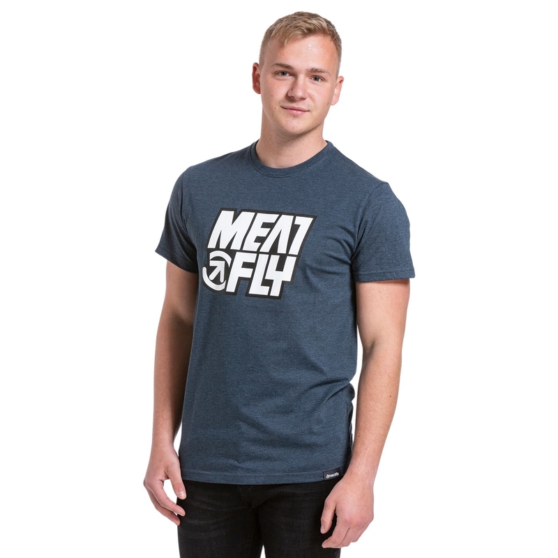 Meatfly Repash Marineblaues T-Shirt