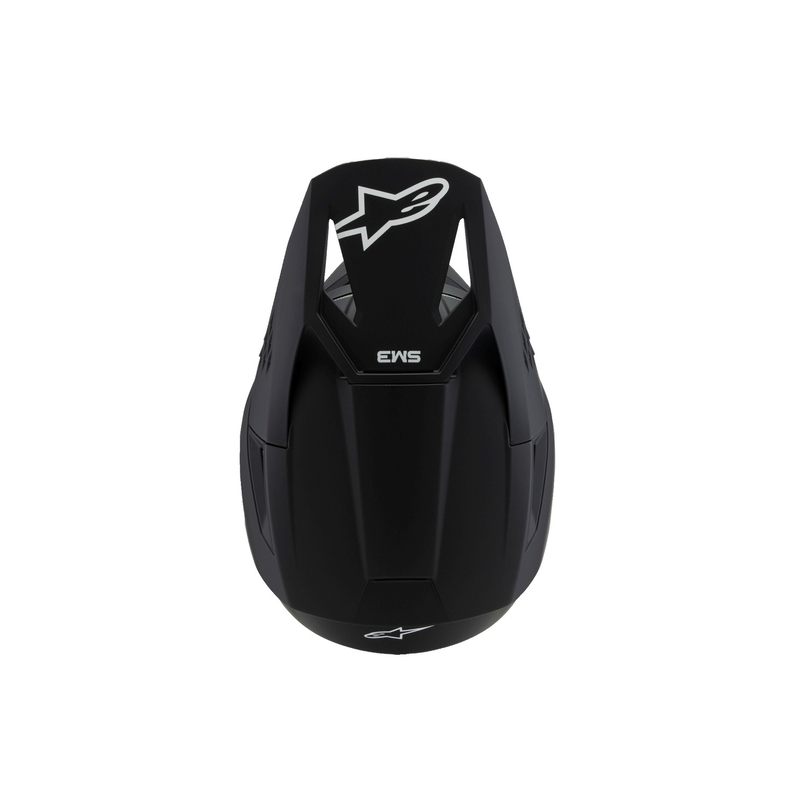 Alpinestars S-M3 Solid Kinder Motocross Helm Mattschwarz
