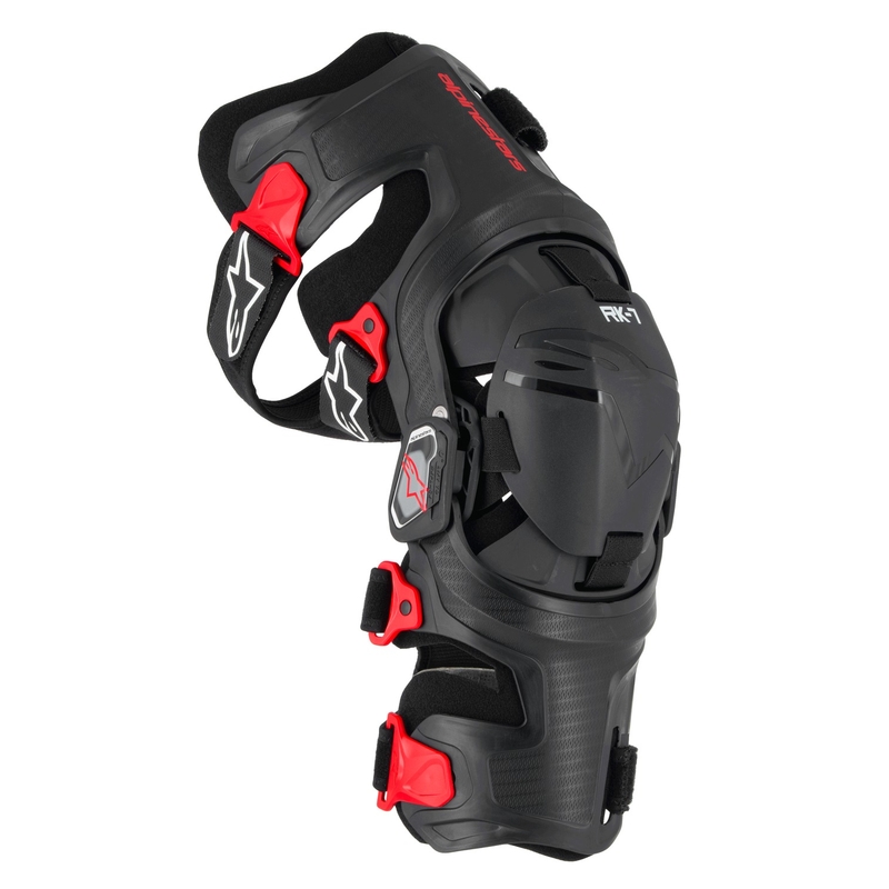 Alpinestars RK-7 Plasma Knieorthesen schwarz-rot 2025