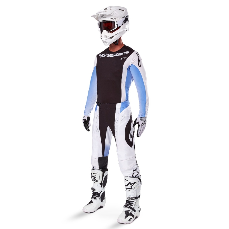 Alpinestars Techstar Melt Motocross-Trikot schwarz-blau