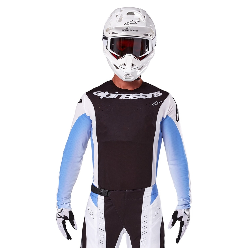 Alpinestars Techstar Melt Motocross-Trikot schwarz-blau