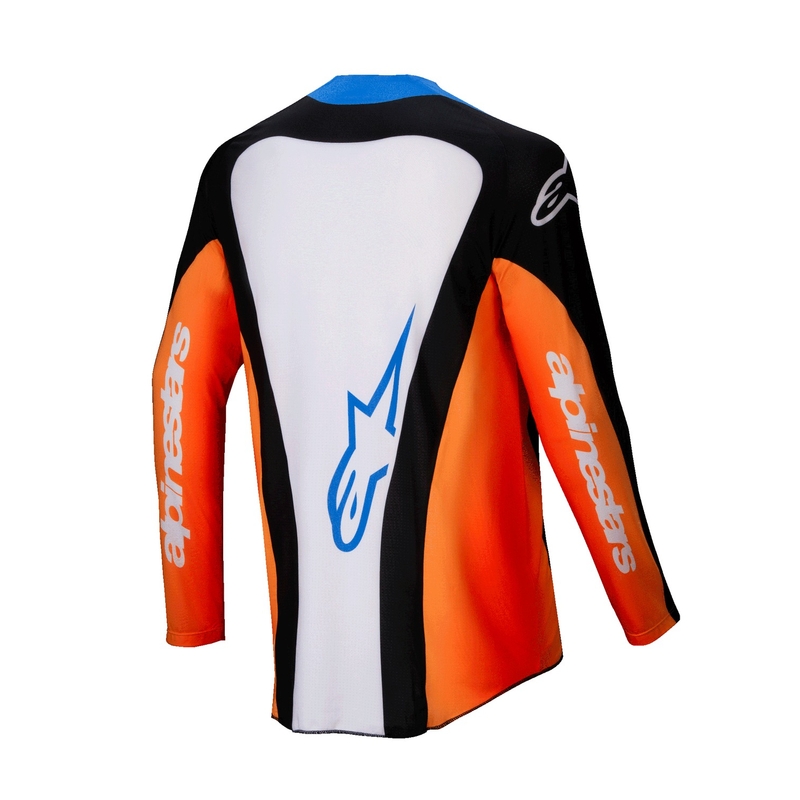 Alpinestars Techstar Melt Motocross-Trikot orange-blau