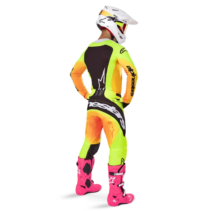 Alpinestars Techstar Melt Motocross-Trikot gelb-schwarz