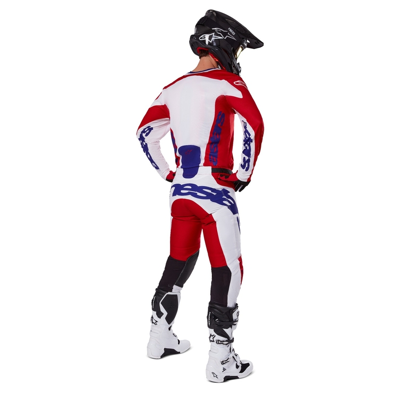 Alpinestars Racer Veil Motocross-Trikot rot-weiß