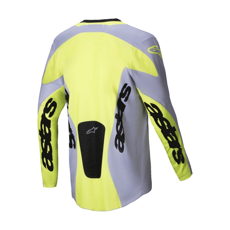 Motocross-Trikot Alpinestars Racer Veil grau-fluo gelb