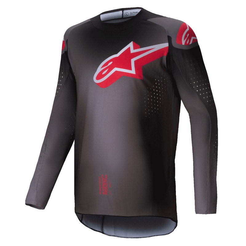 Alpinestars Supertech Lipan Motocross-Trikot rauchrot