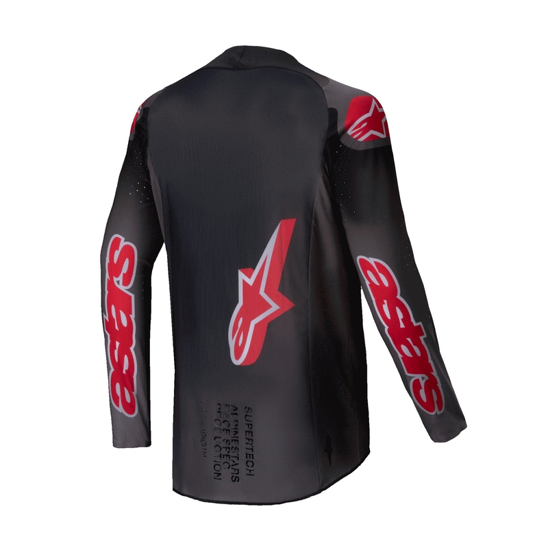 Alpinestars Supertech Lipan Motocross-Trikot rauchrot