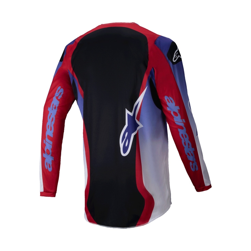 Alpinestars Fluid Wurx Motocross-Trikot fluo lila-rot