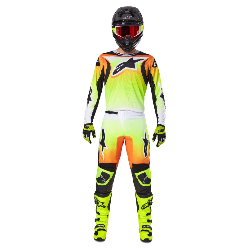 Alpinestars Fluid Wurx Motocross-Trikot gelb-schwarz