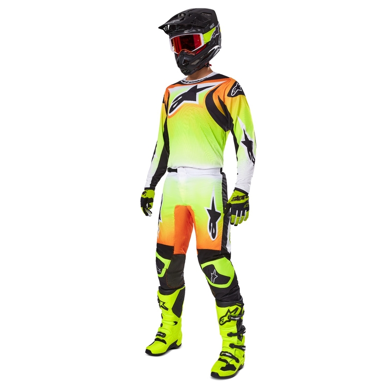 Alpinestars Fluid Wurx Motocross-Trikot gelb-schwarz