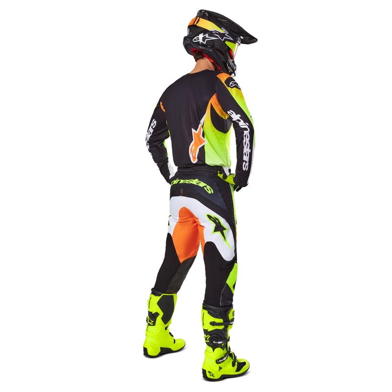 Alpinestars Fluid Wurx Motocross-Trikot gelb-schwarz