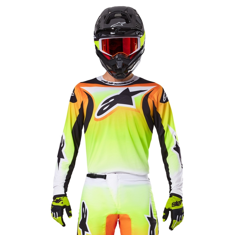 Alpinestars Fluid Wurx Motocross-Trikot gelb-schwarz