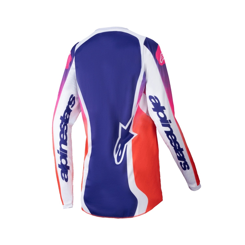 Alpinestars Stella Fluid Wurx Damen Motocross-Trikot mehrfarbig-weiß