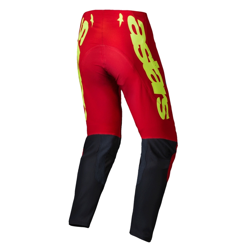 Alpinestars Supertech Maker Motocross-Hose rot-fluo gelb