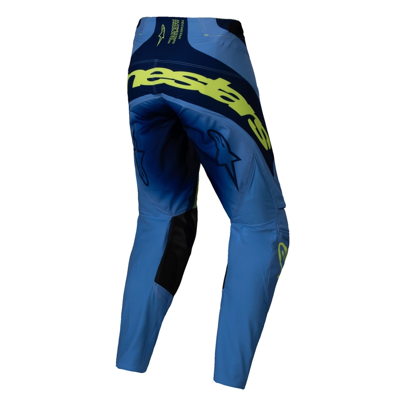 Motocross-Hose Alpinestars Techstar Melt fluo gelb-blau