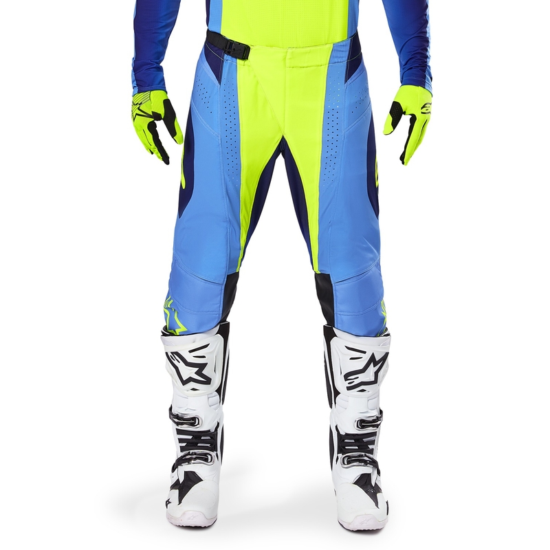 Motocross-Hose Alpinestars Techstar Melt fluo gelb-blau