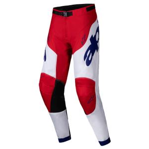 Alpinestars Racer Veil Motocrosshose rot-weiß