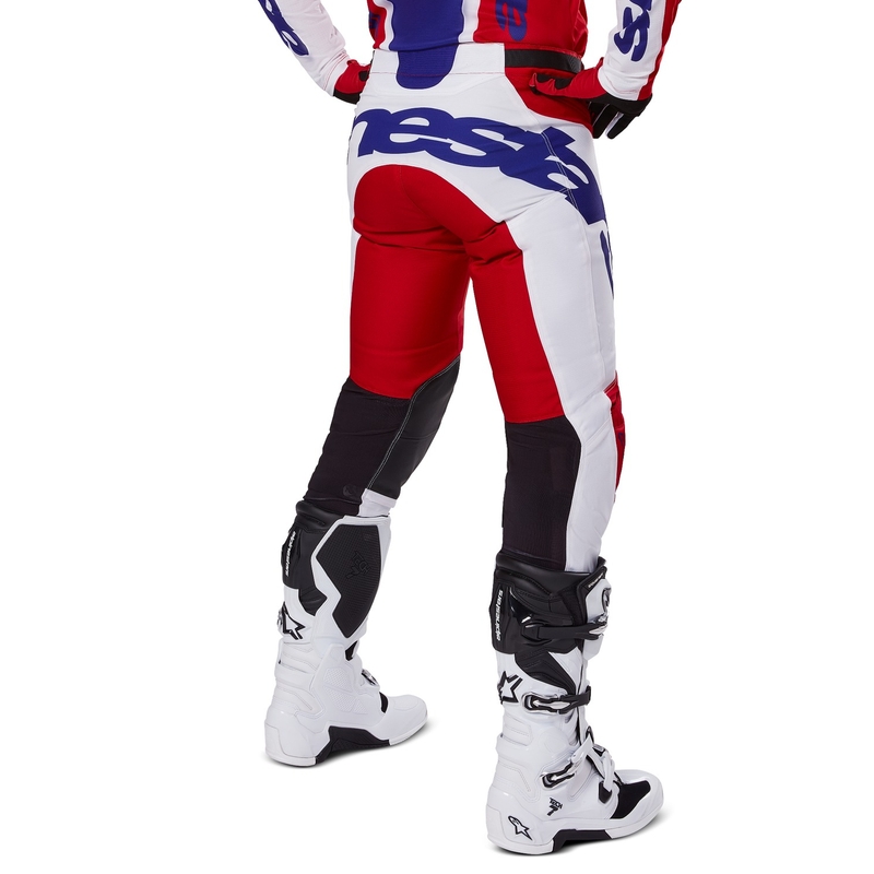Alpinestars Racer Veil Motocrosshose rot-weiß