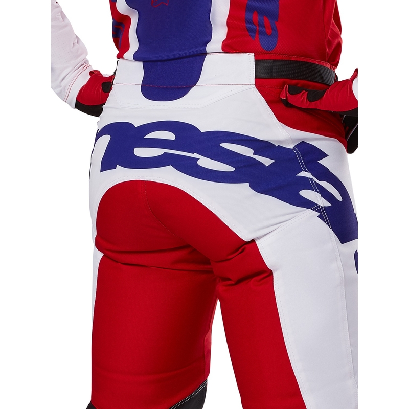 Alpinestars Racer Veil Motocrosshose rot-weiß
