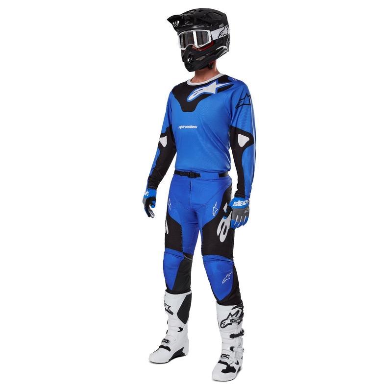 Alpinestars Racer Veil Motocrosshose blau-schwarz