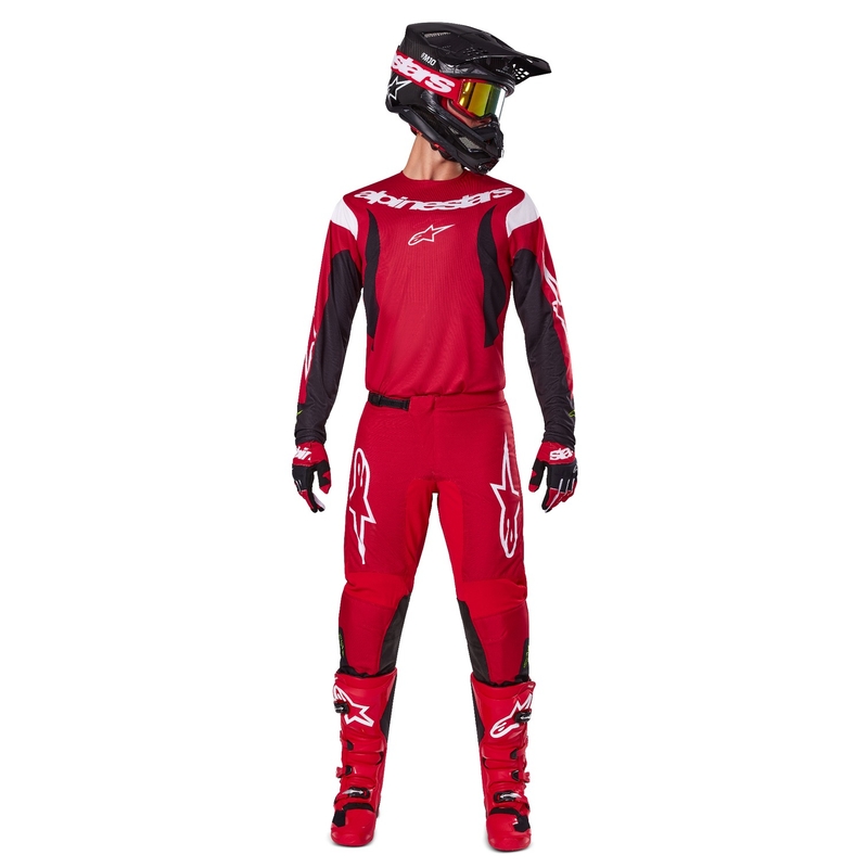 Alpinestars Fluid Haul Motocrosshose rot-schwarz