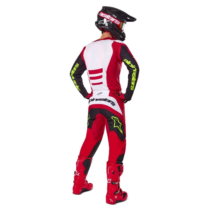 Alpinestars Fluid Haul Motocrosshose rot-schwarz