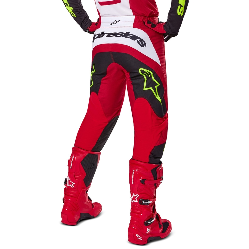 Alpinestars Fluid Haul Motocrosshose rot-schwarz