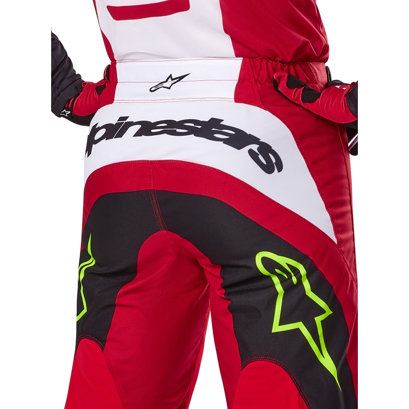 Alpinestars Fluid Haul Motocrosshose rot-schwarz