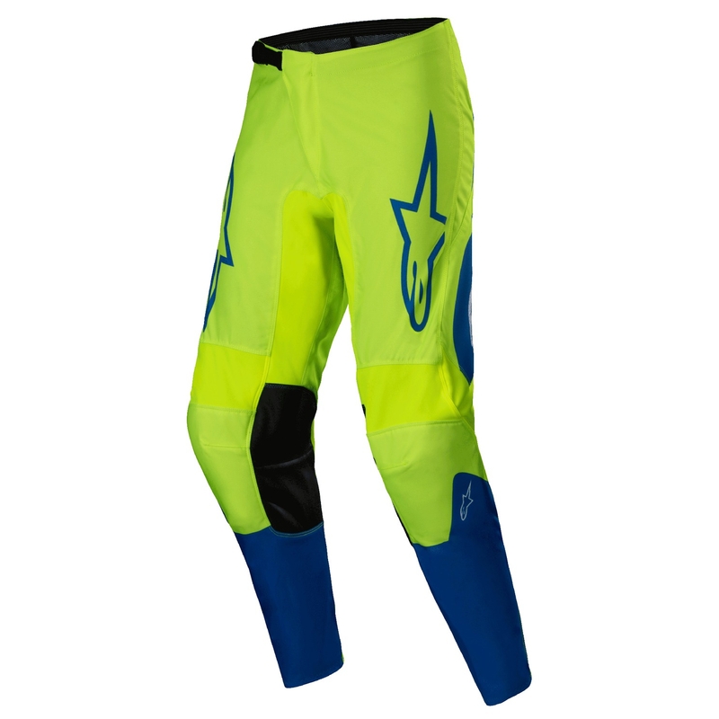 Alpinestars Fluid Haul Motocrosshose fluo gelb-blau
