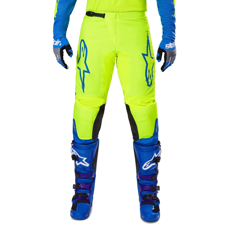 Alpinestars Fluid Haul Motocrosshose fluo gelb-blau