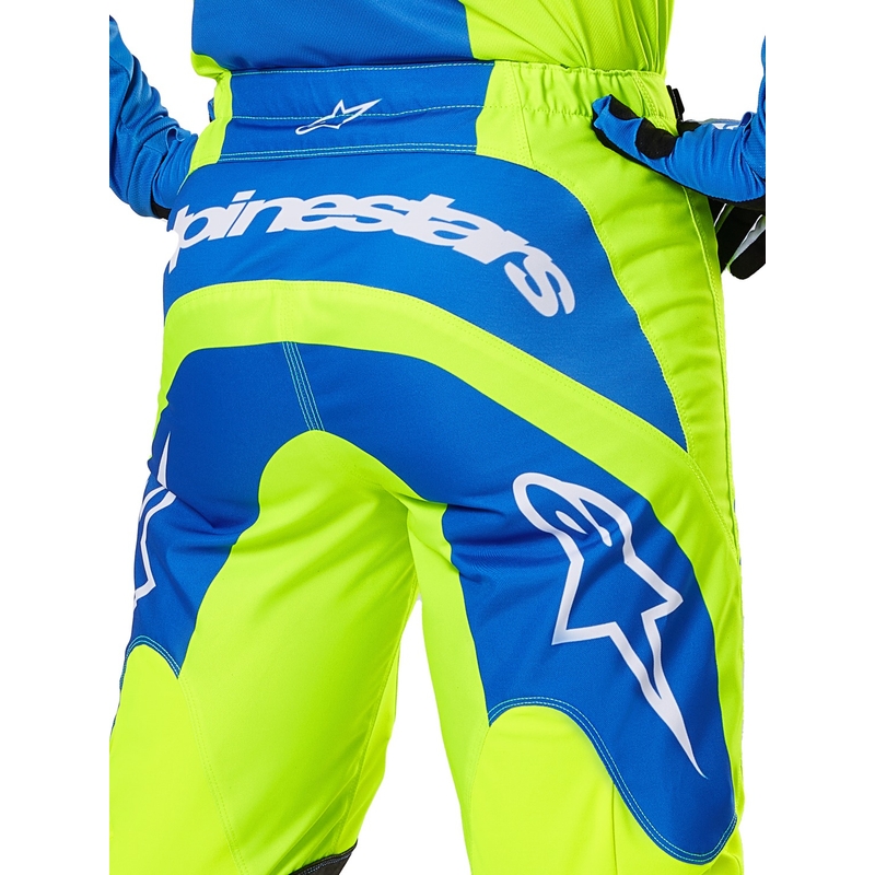 Alpinestars Fluid Haul Motocrosshose fluo gelb-blau