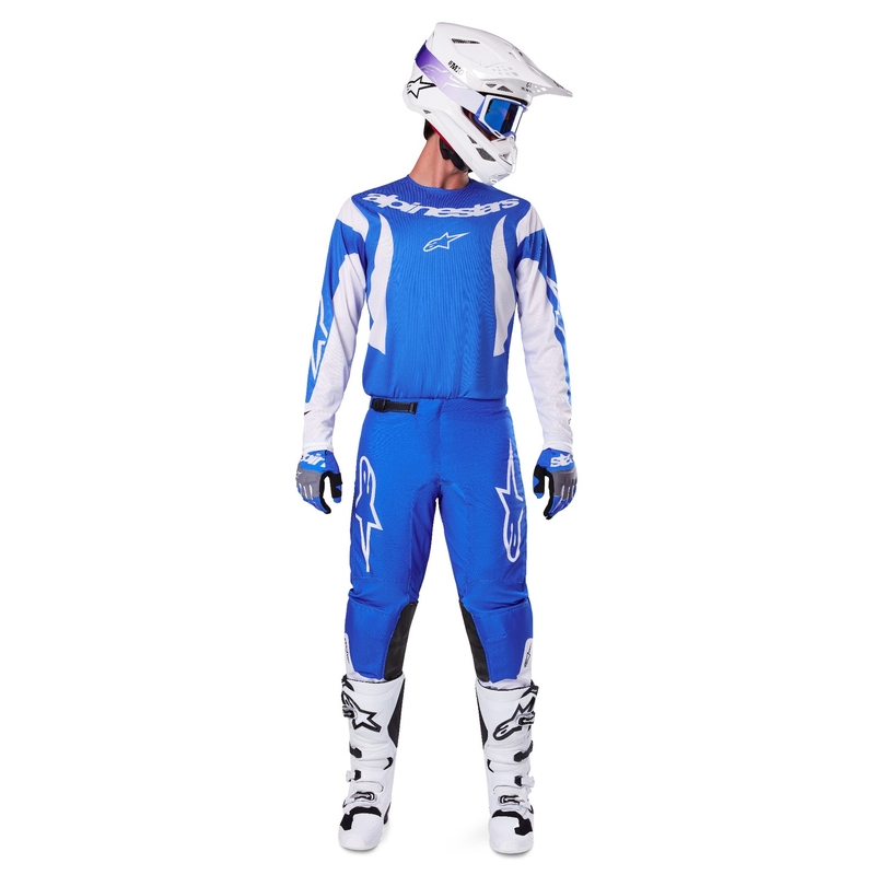 Alpinestars Fluid Haul Motocrosshose blau-weiß