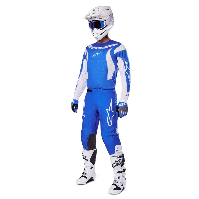 Alpinestars Fluid Haul Motocrosshose blau-weiß