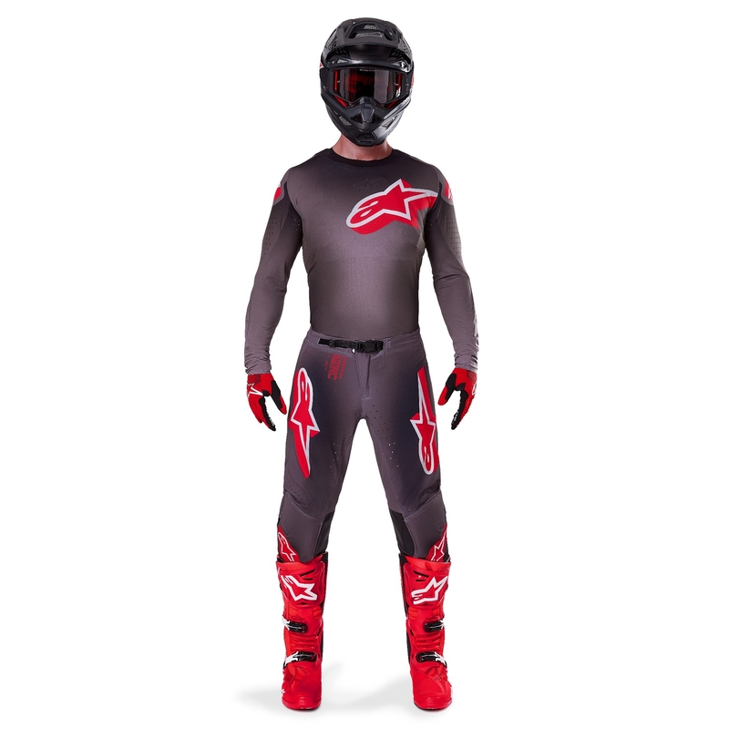 Alpinestars Supertech Lipan Motocrosshose rauchrot