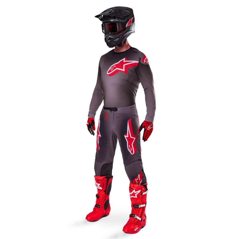Alpinestars Supertech Lipan Motocrosshose rauchrot