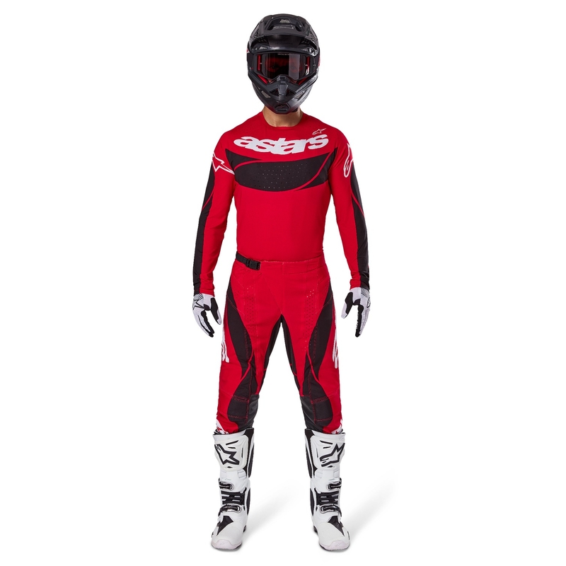 Alpinestars Techstar Dreem Motocrosshose rot-schwarz