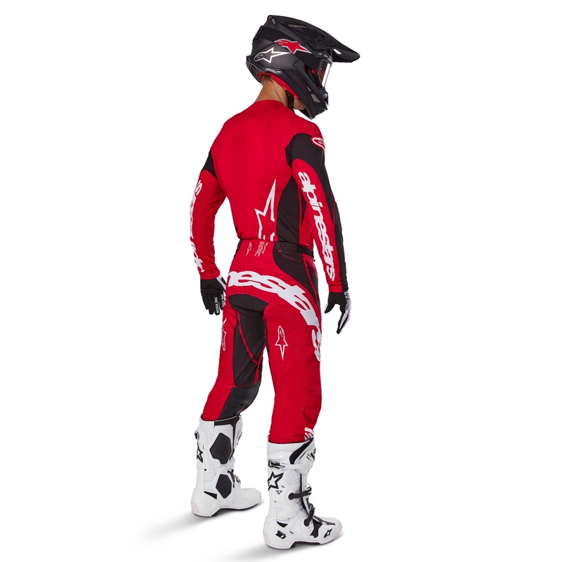 Alpinestars Techstar Dreem Motocrosshose rot-schwarz