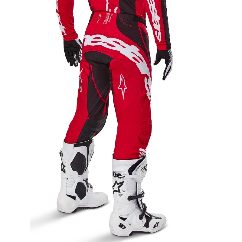 Alpinestars Techstar Dreem Motocrosshose rot-schwarz